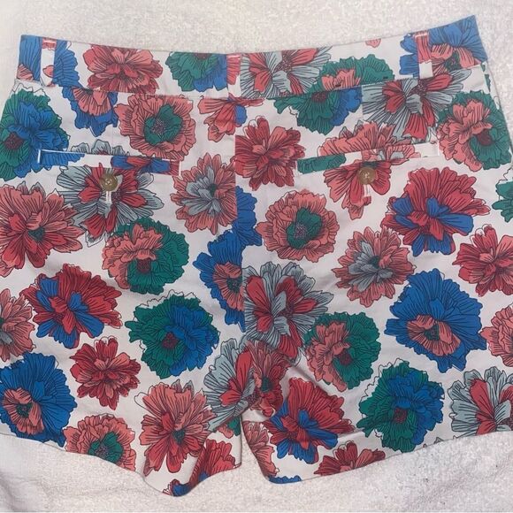 Banana Republic Women's Multi-color Floral Shorts Size 2. Waist is 15” - Picture 6 of 6